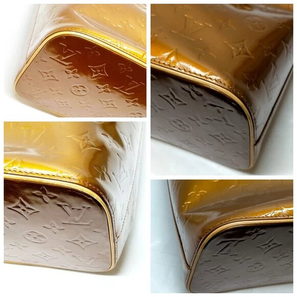 Louis Vuitton LV Hand Bag Houston Brown Vernis 360-053025 - Picture 6 of 13